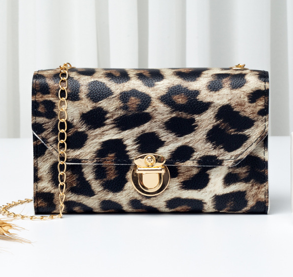 Bolsa Minimal - bolsa de ombro em animal print