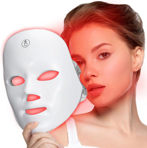 Máscara Facial LED BeautyLight: O Seu Segredo para uma Pele Radiante!