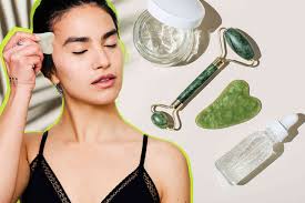 Rolo de Massagem Facial Gua Sha Jade Glow - Cuidados Naturais